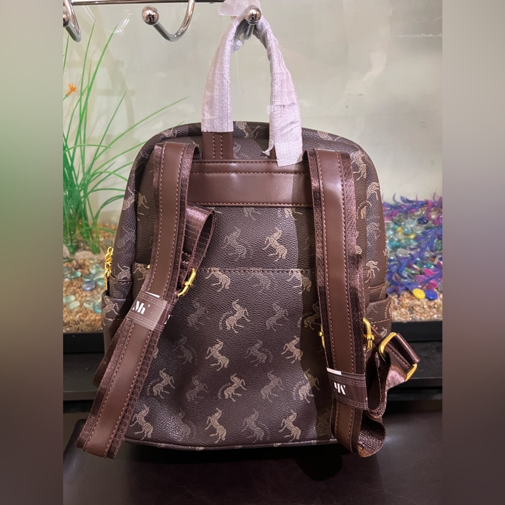 Brown Leather Backpack - image 2